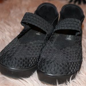 Steve Madden Black Platforms